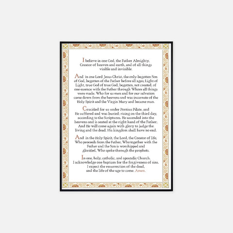 Nicene Creed Mini Poster Print—Creator Translation