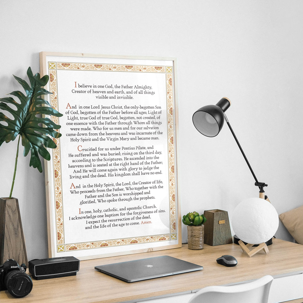 Nicene Creed Mini Poster Print—Creator Translation