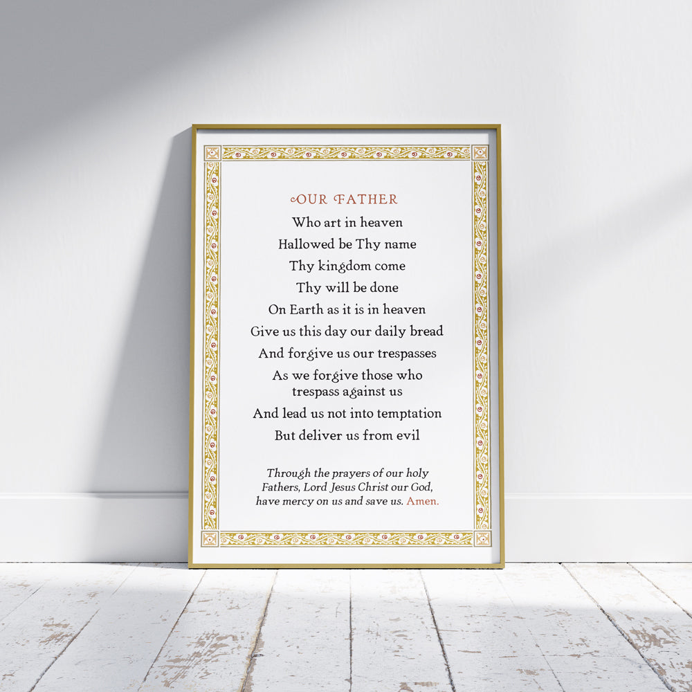 Lord's Prayer Mini Poster Print—Trespassers Translation