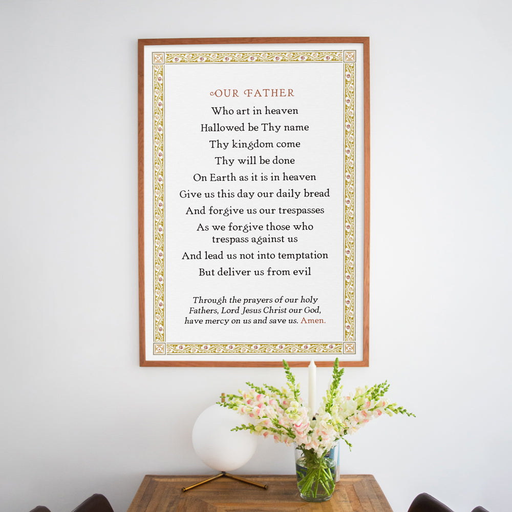 Lord's Prayer Poster Print—Trespassers Translation