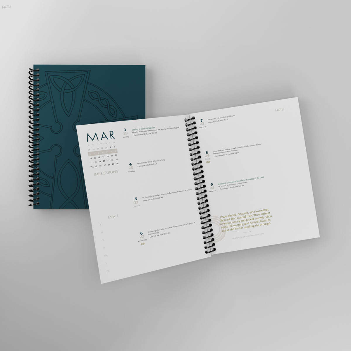 Little Church Planner, Desk Size | Old Calendar
