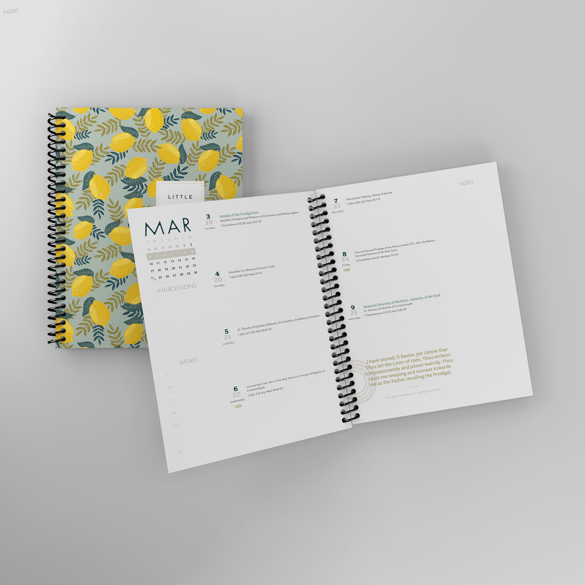 Little Church Planner, Desk Size | Old Calendar