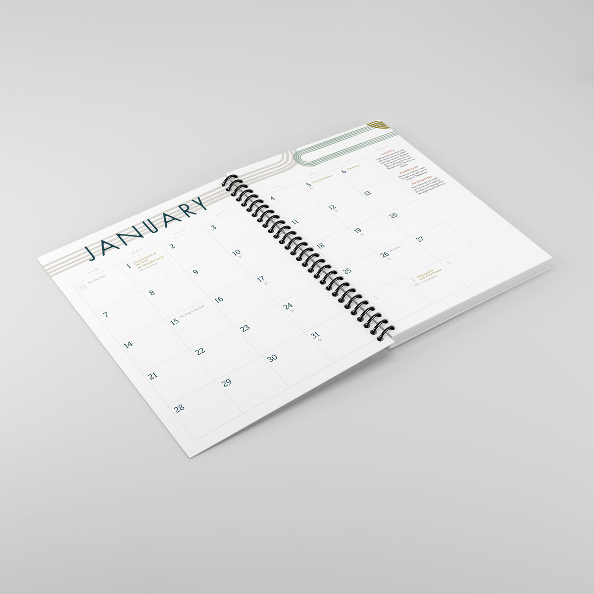 Little Church Planner, Desk Size | New Calendar