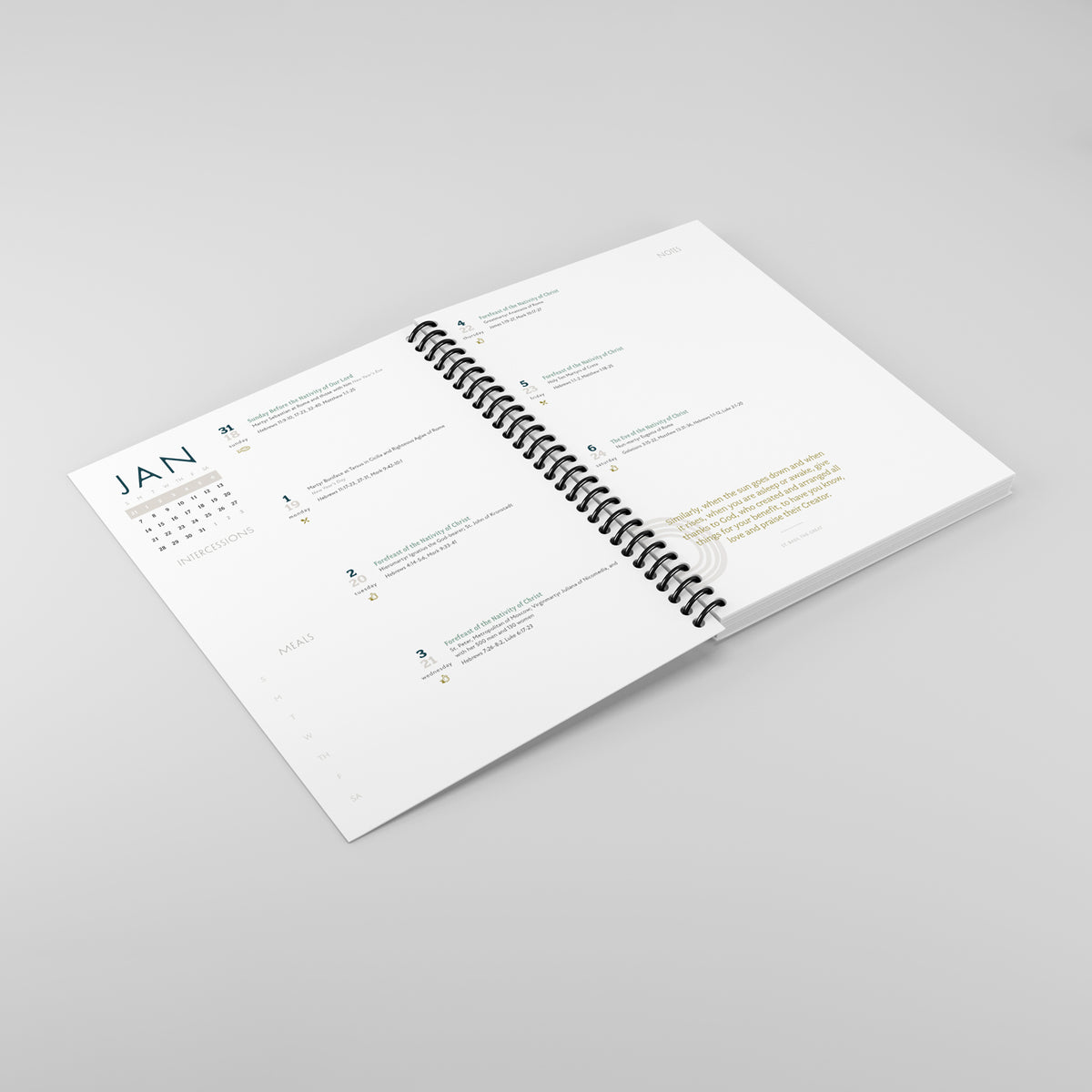 Little Church Planner, Desk Size | Old Calendar