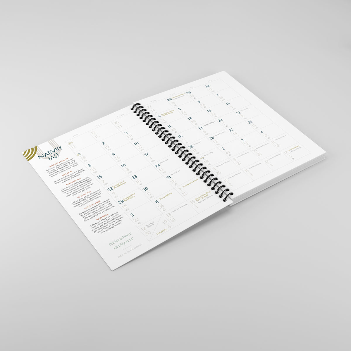 Little Church Planner, Desk Size | Old Calendar