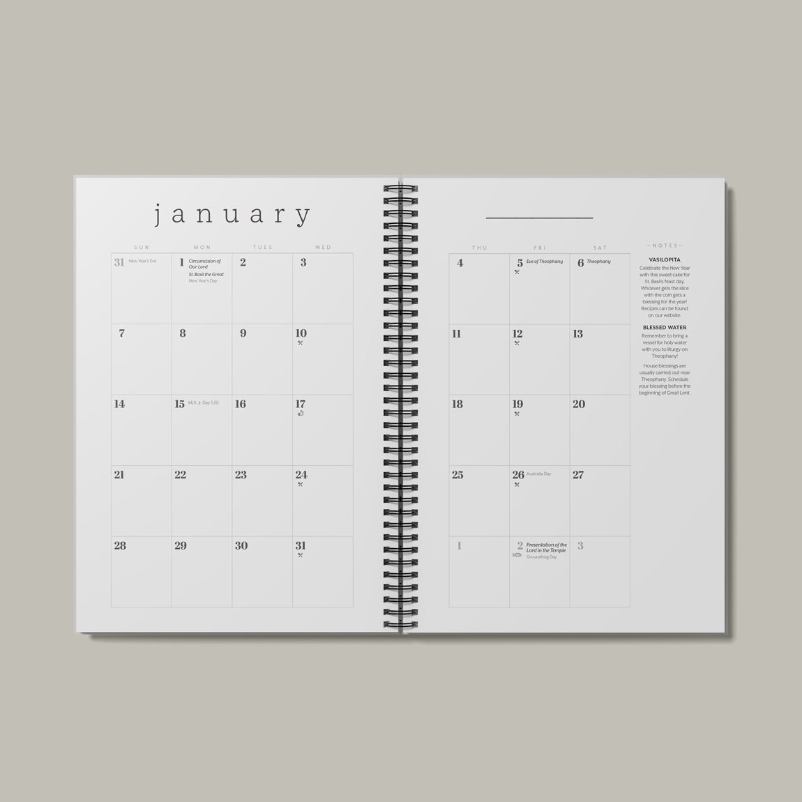 Little Church Planner | New Calendar