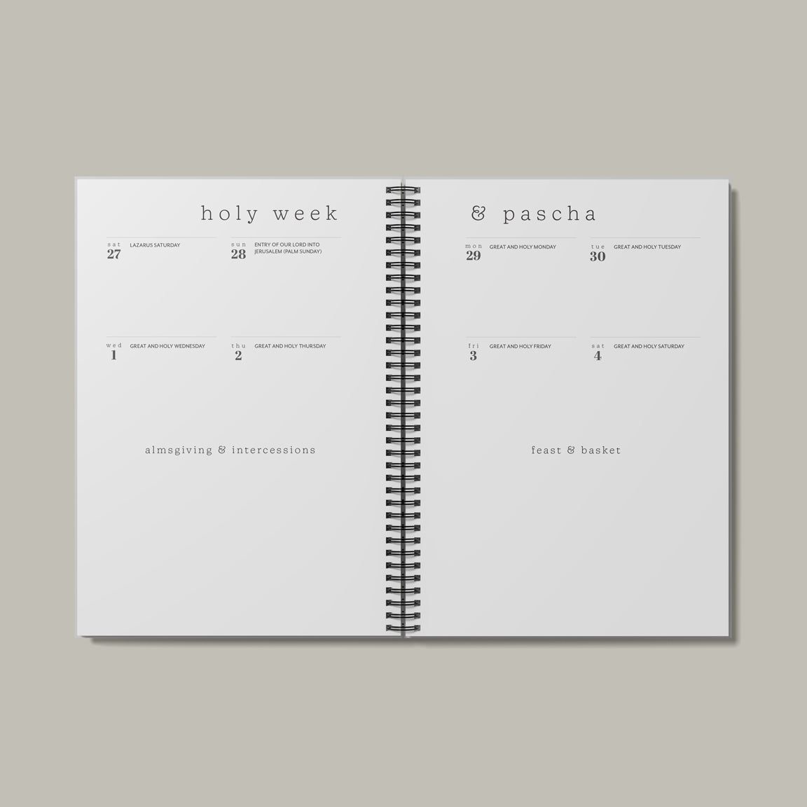 Little Church Planner | New Calendar