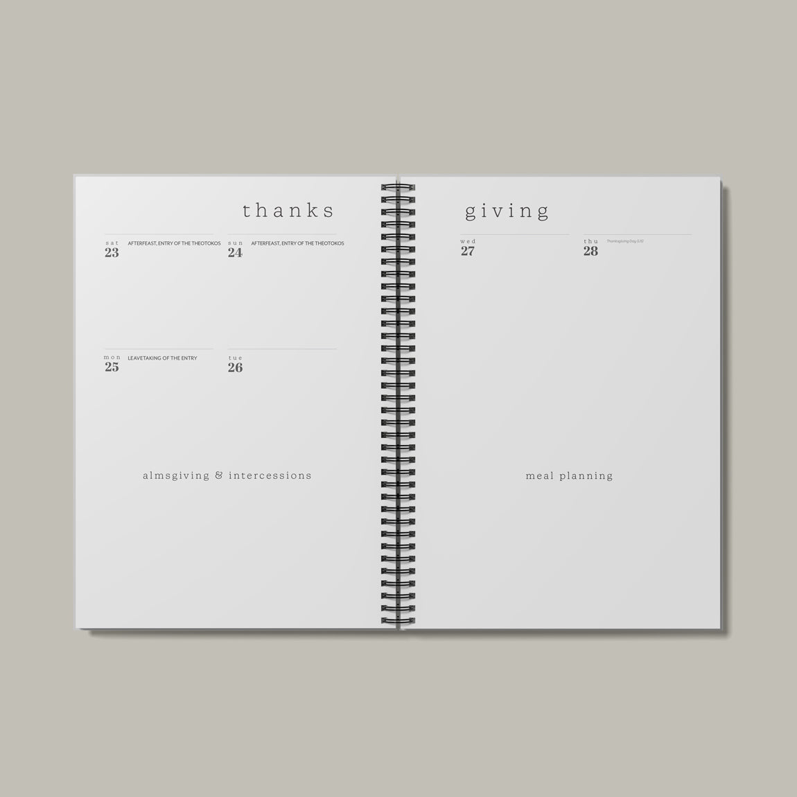 Little Church Planner | New Calendar