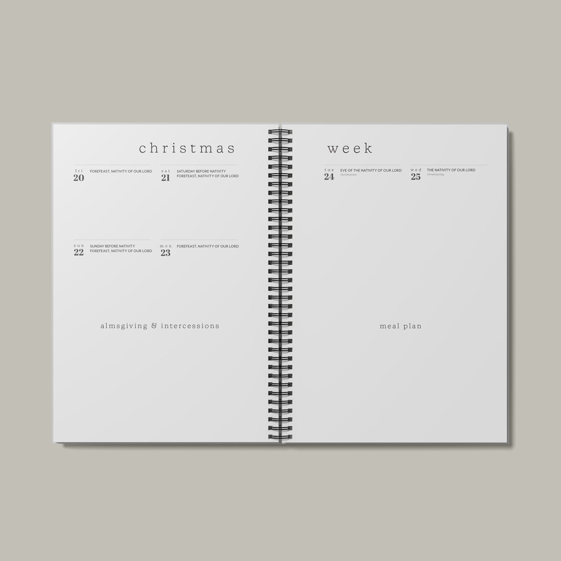 Little Church Planner | New Calendar