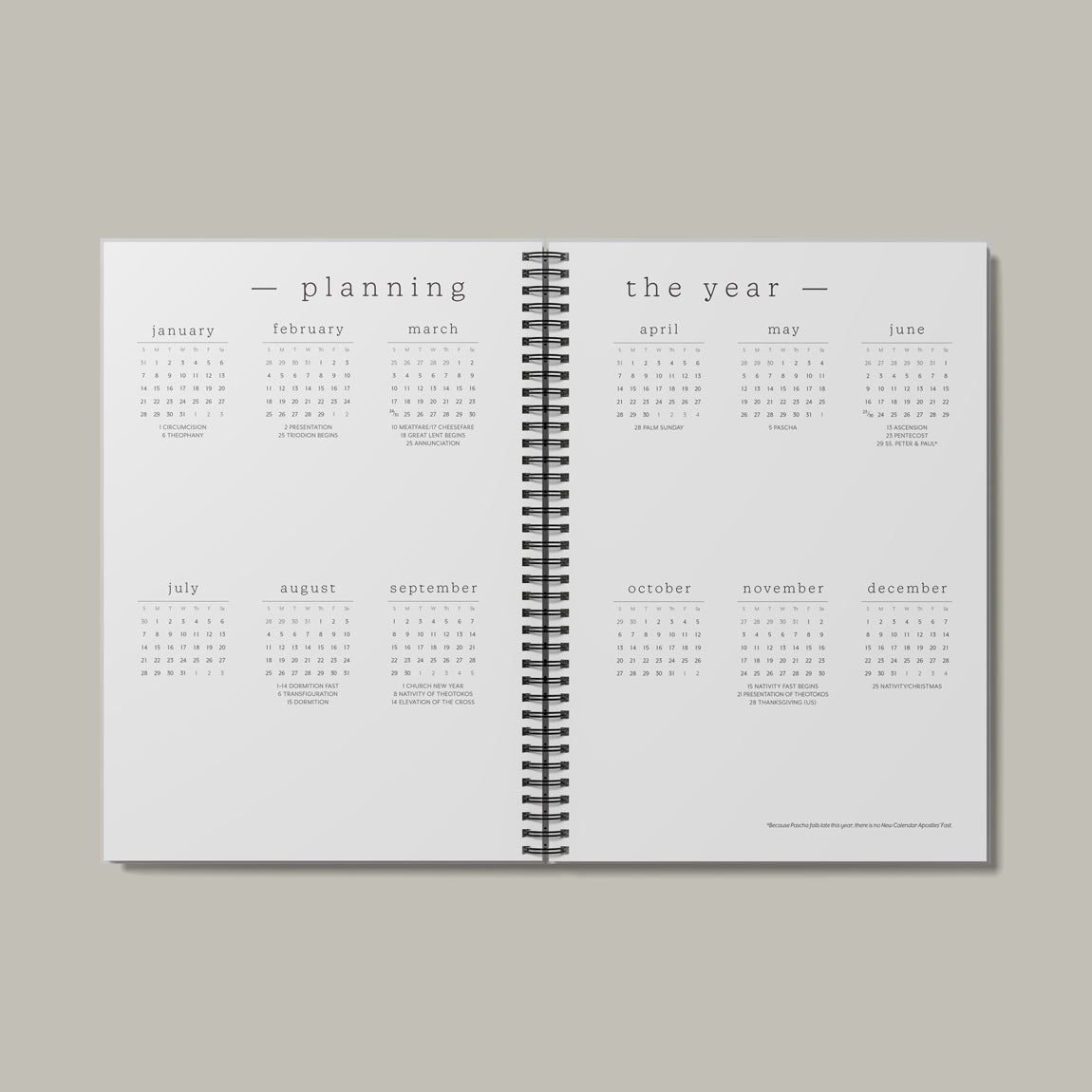 Little Church Planner | New Calendar