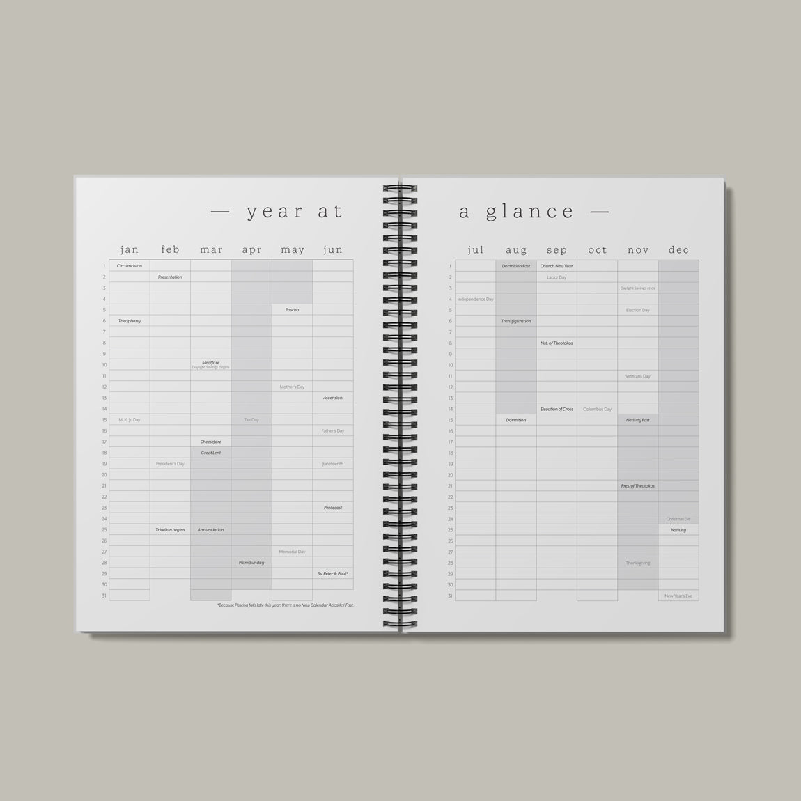 Little Church Planner | New Calendar