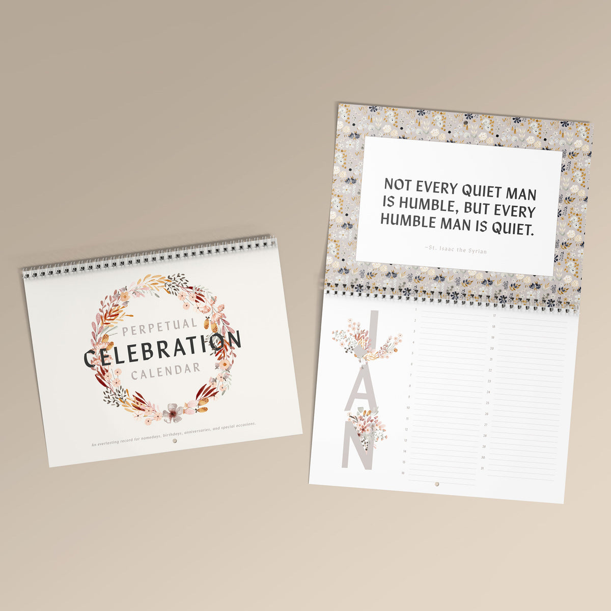 Perpetual Celebration Calendar